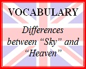 Differences between sky and heaven