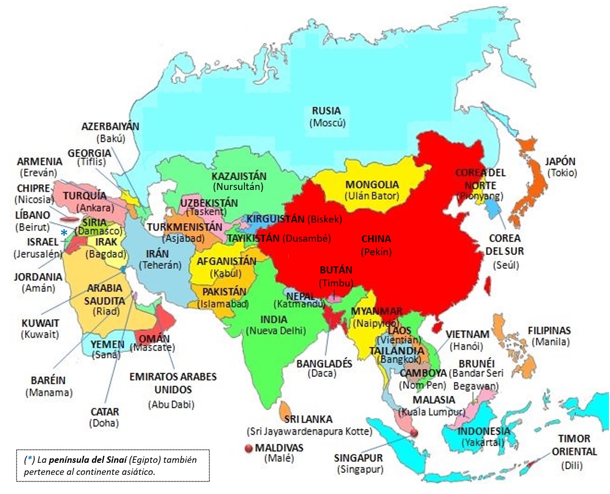 Mapa Político de Europa: Países y Capitales - Web de ONCE