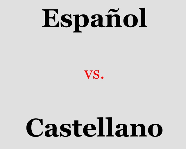 Español vs. castellano