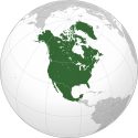Superficie de los países de América del Norte