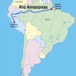 ¿Dónde está el río Amazonas? (con mapa) mapa del río Amazonas