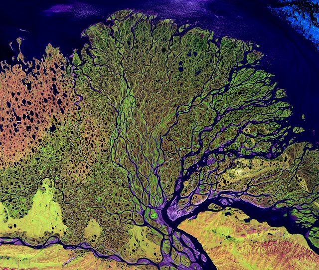 Delta del río Lena