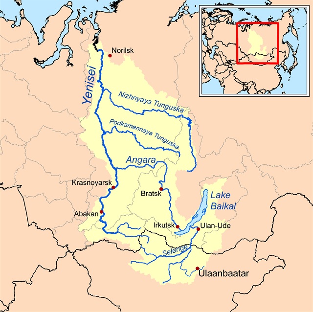 río Yeniséi