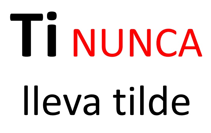 Por qué no lleva tilde Por qué no lleva tilde
