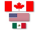 Banderas de los países de América del Norte