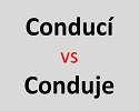 ¿Conducí o conduje?
