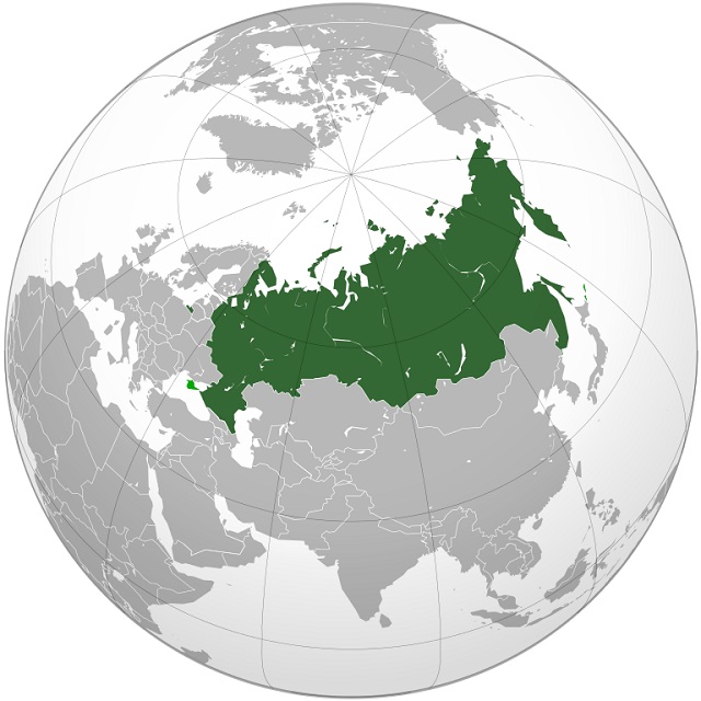 Rusia en el mapa