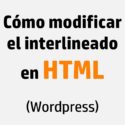 Interlineado en HTML