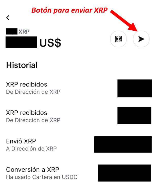 Cómo enviar XRP en Coinbase