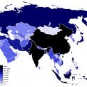Población de los países de Asia