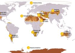 Principales desiertos del mundo